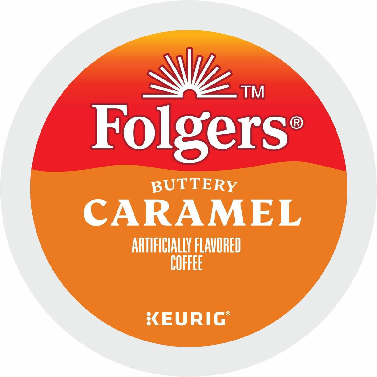 Folgers® K-Cup Buttery Caramel Coffee - Compatible with Keurig Brewer - Medium - 24 K-Cup - K-Cup - Buttery Caramel Coff