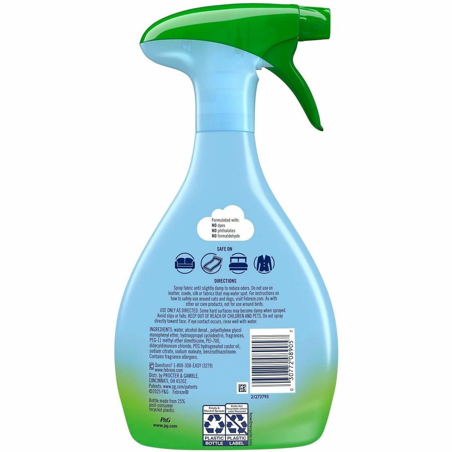 Febreze Fabric Refresher - For Fabric - Spray - 23.6 fl oz (0.7 quart) - Gain Scent - Blue
