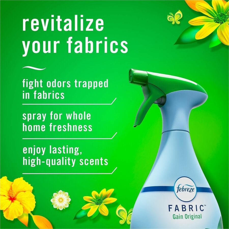 Febreze Fabric Refresher - For Fabric - Spray - 23.6 fl oz (0.7 quart) - Gain Scent - Blue