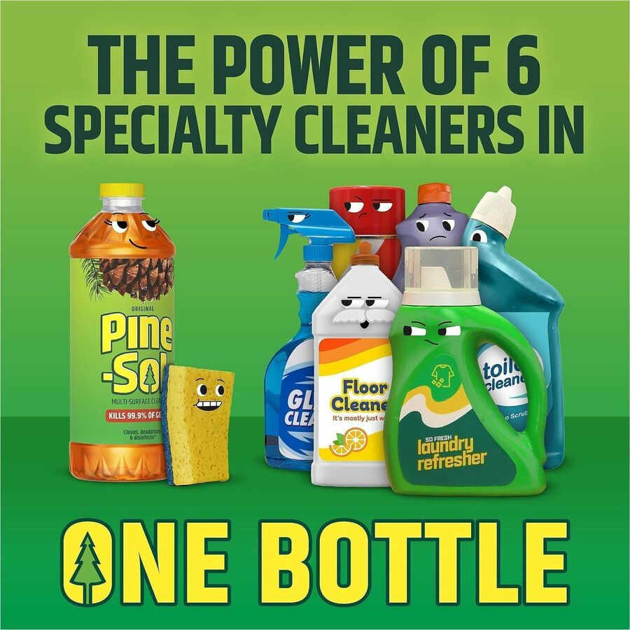 Pine-Sol Multi-Surface Cleaner - For Multi Surface - Concentrate - Liquid - 14 fl oz (0.4 quart) - Original Scent - 12 /