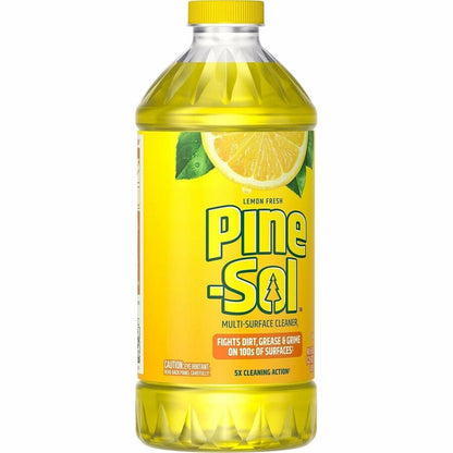 Pine-Sol Multi-Surface Cleaner - For Multi Surface - Concentrate - Liquid - 40 fl oz (1.3 quart) - Lemon Fresh Scent - 8