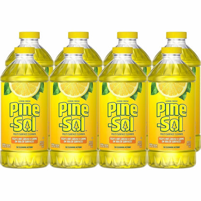 Pine-Sol Multi-Surface Cleaner - For Multi Surface - Concentrate - Liquid - 40 fl oz (1.3 quart) - Lemon Fresh Scent - 8