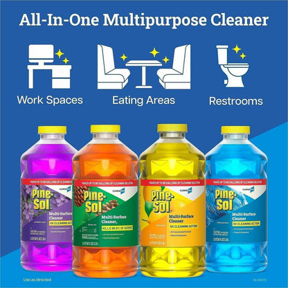 CloroxPro Pine-Sol® Multi-Surface Cleaner - For Multi Surface - Concentrate - Liquid - 80 fl oz (2.5 quart) - Original P