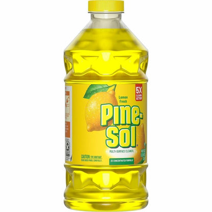 Pine-Sol Multi-Surface Cleaner - For Multi Surface - Concentrate - Liquid - 40 fl oz (1.3 quart) - Lemon Fresh Scent - 1