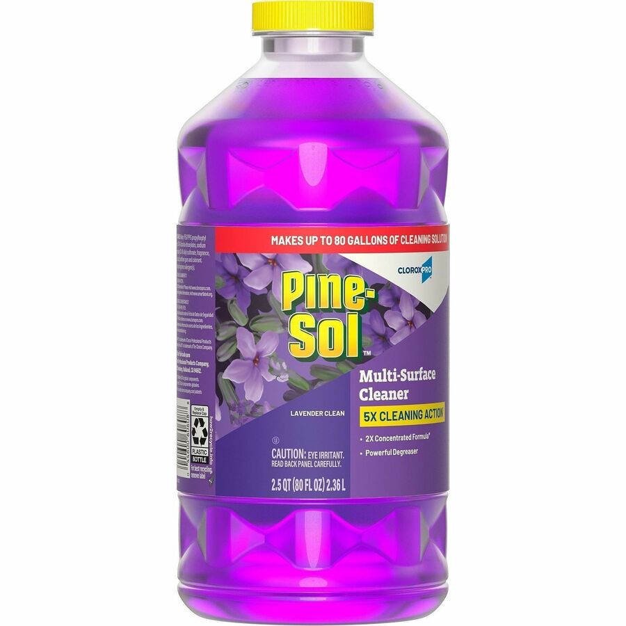 CloroxPro Pine-Sol® Multi-Surface Cleaner - For Multi Surface - Concentrate - Liquid - 80 fl oz (2.5 quart) - Lavender S