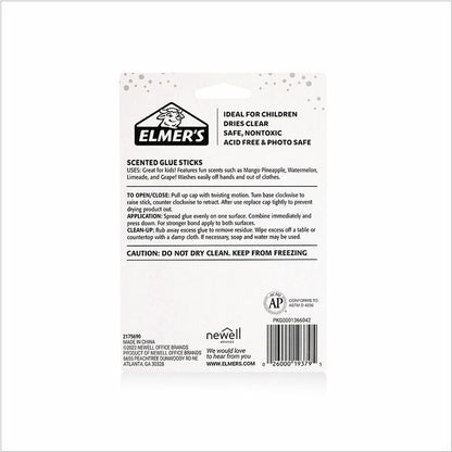 Elmer's Scented Glue Sticks - 0.21 oz - Tropical Mix - 4 / Pack