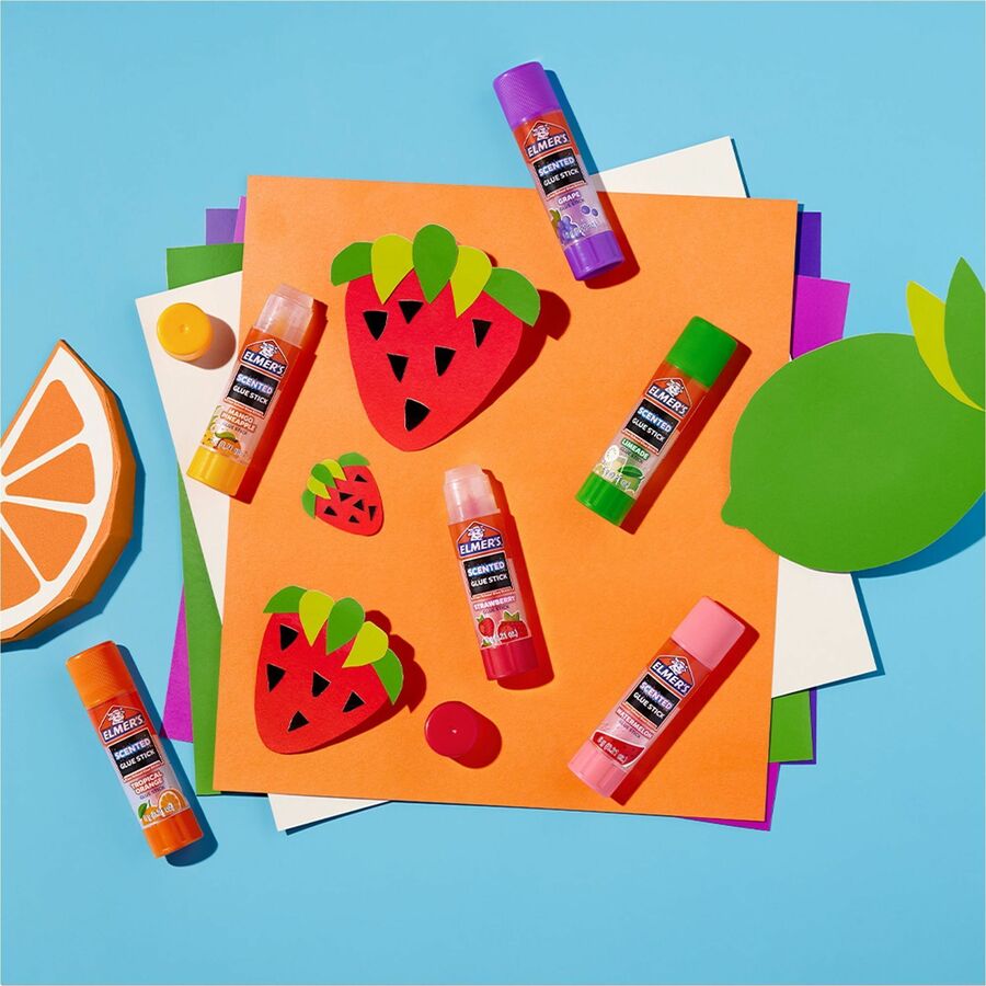 Elmer's Scented Glue Sticks - 0.21 oz - Tropical Mix - 30 / Box