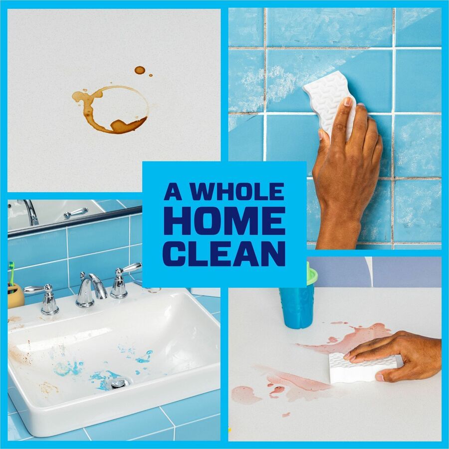 Mr. Clean Magic Eraser Variety Pk - For Multipurpose - Sponge - Durable, Long Lasting - Blue - 6 / Box