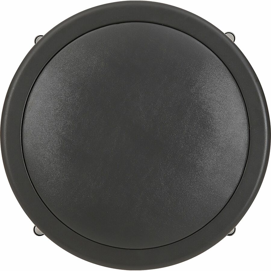Lorell Metal Shop Stool - Vinyl Seat Material - Light Gray - Metal - 1 Each