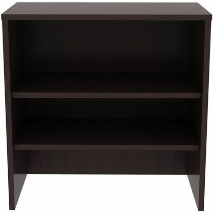 Lorell Essentials 2-shelf Stack-on Bookcase - 36" Height x 36" Width x 15" Depth - 2 Shelve(s) - Material: Laminate, Met