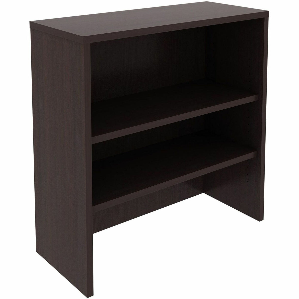 Lorell Essentials 2-shelf Stack-on Bookcase - 36" Height x 36" Width x 15" Depth - 2 Shelve(s) - Material: Laminate, Met