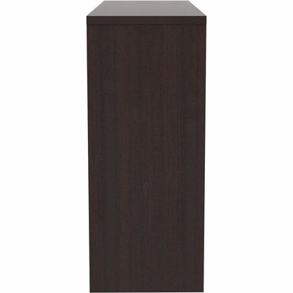Lorell Essentials 2-shelf Stack-on Bookcase - 36" Height x 36" Width x 15" Depth - 2 Shelve(s) - Material: Laminate, Met