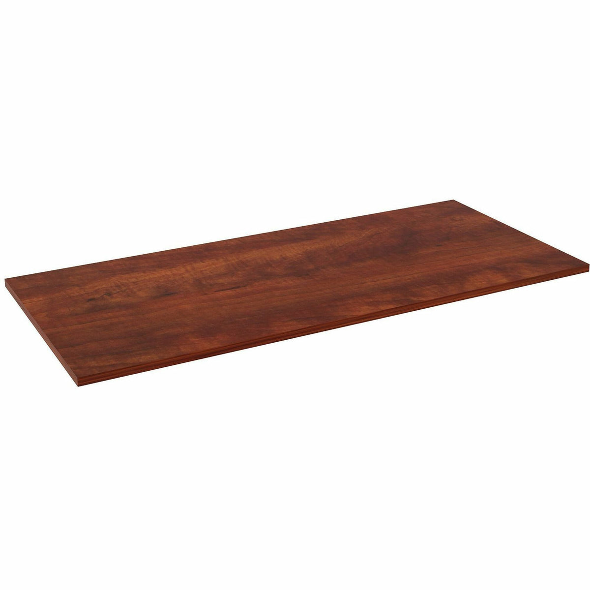 Lorell Multipurpose Tabletop - Rectangle - 30" Width x 66" Depth x 1" Thickness - Band Edge - Cherry, Laminate Table Top