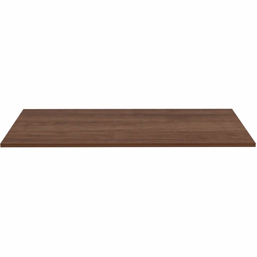 Lorell Multipurpose Tabletop - Rectangle - 30" Width x 66" Depth x 1" Thickness - Band Edge - Walnut, Laminate Table Top