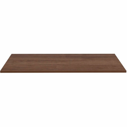 Lorell Multipurpose Tabletop - Rectangle - 30" Width x 66" Depth x 1" Thickness - Band Edge - Walnut, Laminate Table Top