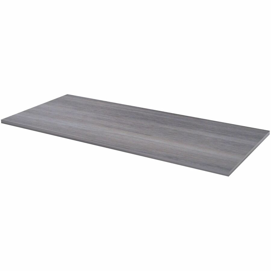 Lorell Multipurpose Tabletop - Rectangle - 30" Width x 66" Depth x 1" Thickness - Band Edge - Weathered Charcoal, Lamina