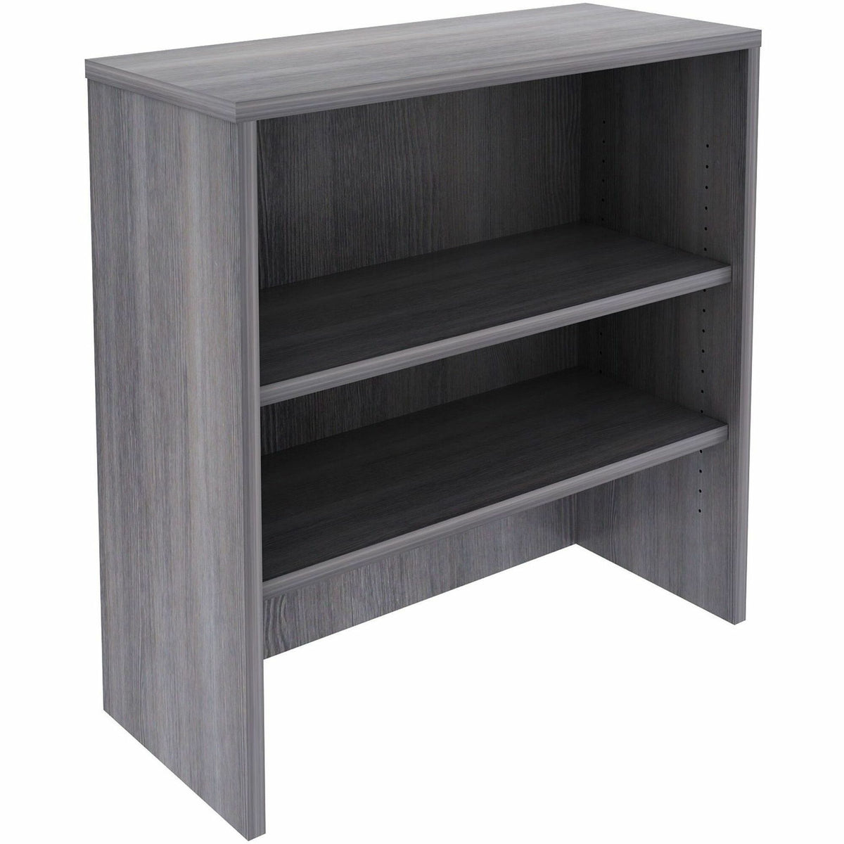 Lorell Essentials 2-shelf Stack-on Bookcase - 36" Height x 36" Width x 15" Depth - 2 Shelve(s) - Material: Laminate, Met
