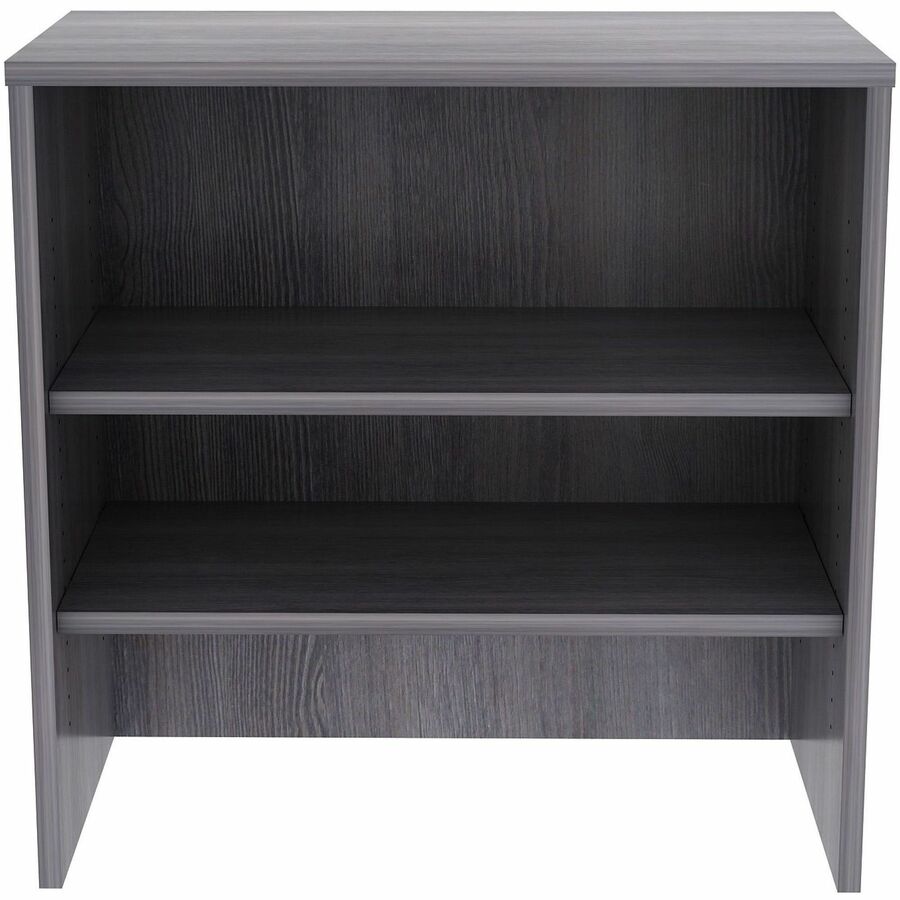 Lorell Essentials 2-shelf Stack-on Bookcase - 36" Height x 36" Width x 15" Depth - 2 Shelve(s) - Material: Laminate, Met