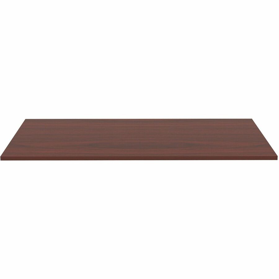 Lorell Multipurpose Tabletop - Rectangle - 30" Width x 66" Depth x 1" Thickness - Band Edge - Mahogany, Laminate Table T