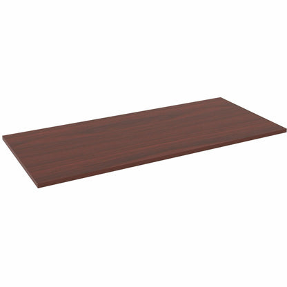 Lorell Multipurpose Tabletop - Rectangle - 30" Width x 66" Depth x 1" Thickness - Band Edge - Mahogany, Laminate Table T
