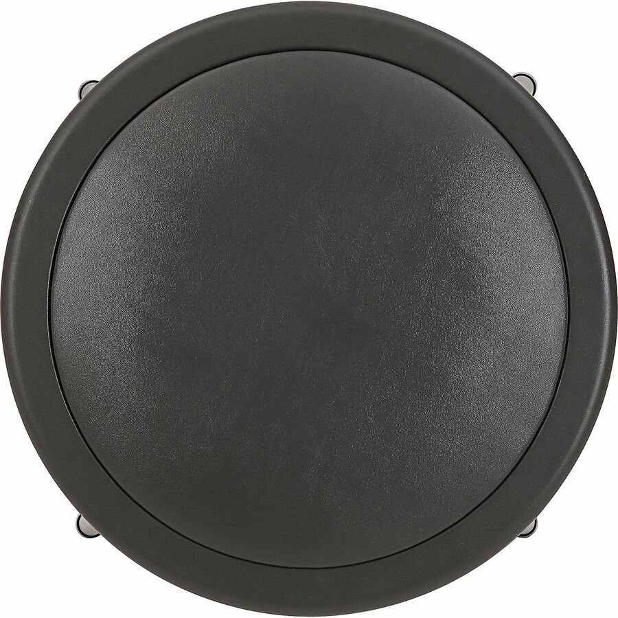 Lorell Metal Shop Stool - Vinyl Seat Material - Light Gray - Metal - 1 Each