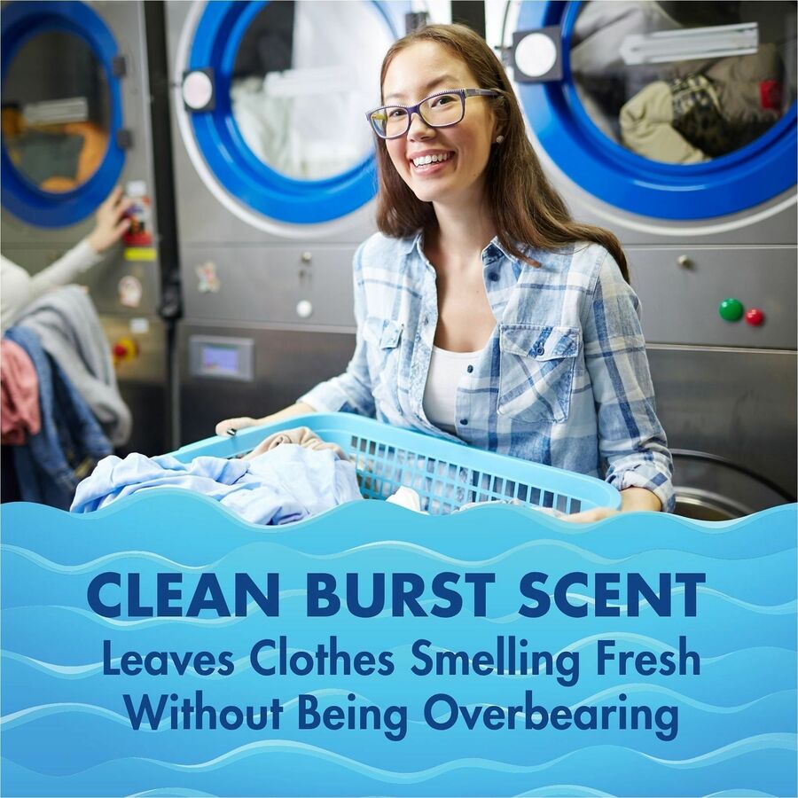 Arm & Hammer Clean Burst Laundry Detergent - For Laundry, Fabric - Concentrate - Liquid - 105 fl oz (3.3 quart) - Clean 