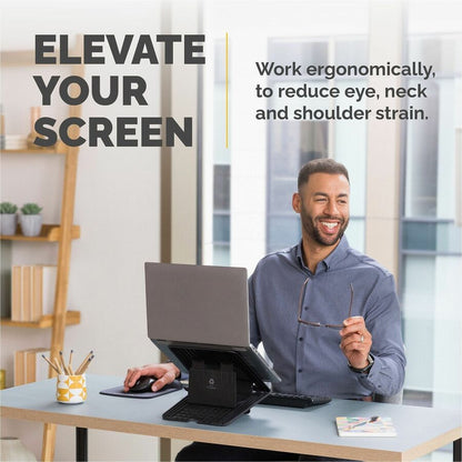 Fellowes Breyta™ Laptop Stands - Up to 14" Screen Support - 8.80 lb Load Capacity - 0.50" Height x 9.25" Width x 10.50" 