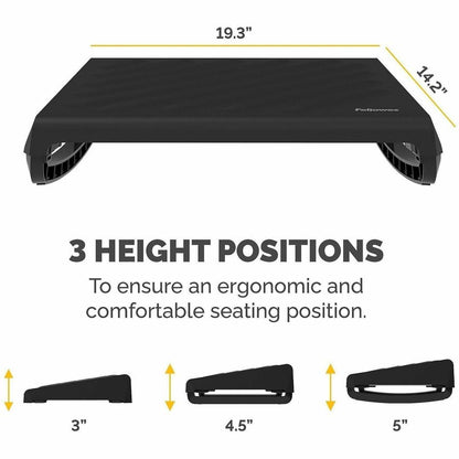 Fellowes Breyta™ Foot Rest - Black - 1 Each