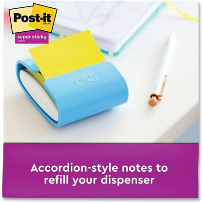 Post-it® Super Sticky Pop-up Notes R330-10SSJOY, 3 in x 3 in (76 mm x 76 mm) - 900 - 3" Flag/Note Width x 3" Flag/Note L