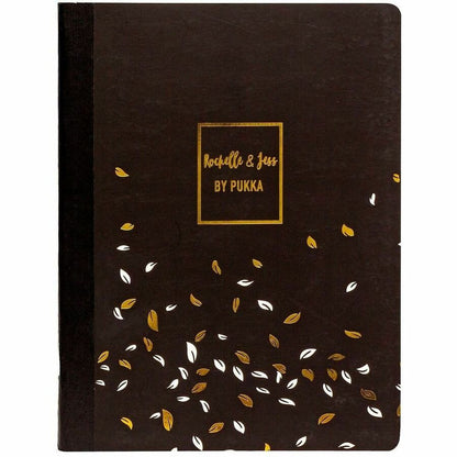 Pukka Pads Rochelle & Jess Composition Books - 70 Pages - Printed - Both Side Ruling Surface - College Ruled Front Rulin