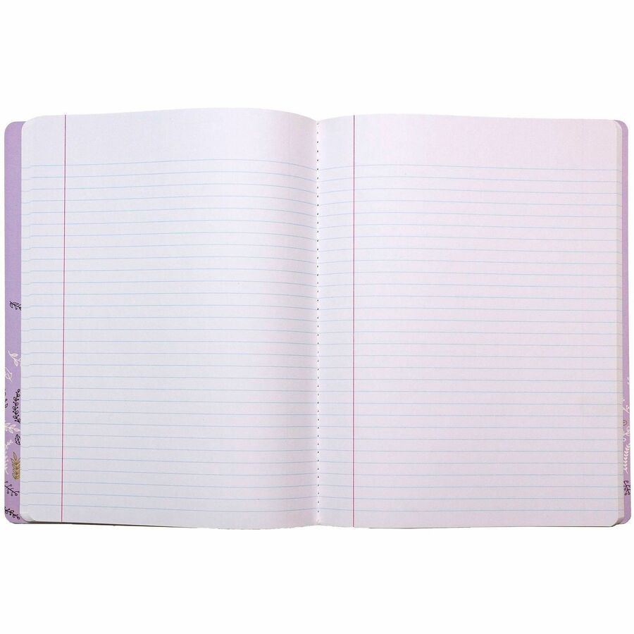 Pukka Pads Rochelle & Jess Composition Books - 70 Pages - Printed - Both Side Ruling Surface - College Ruled Front Rulin