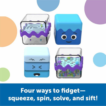 Learning Resources Cool Down Cubes Sensory Fidget Set - Learning Toy - Theme/Subject: Learning - 4+ - 5 Pieces - Multi