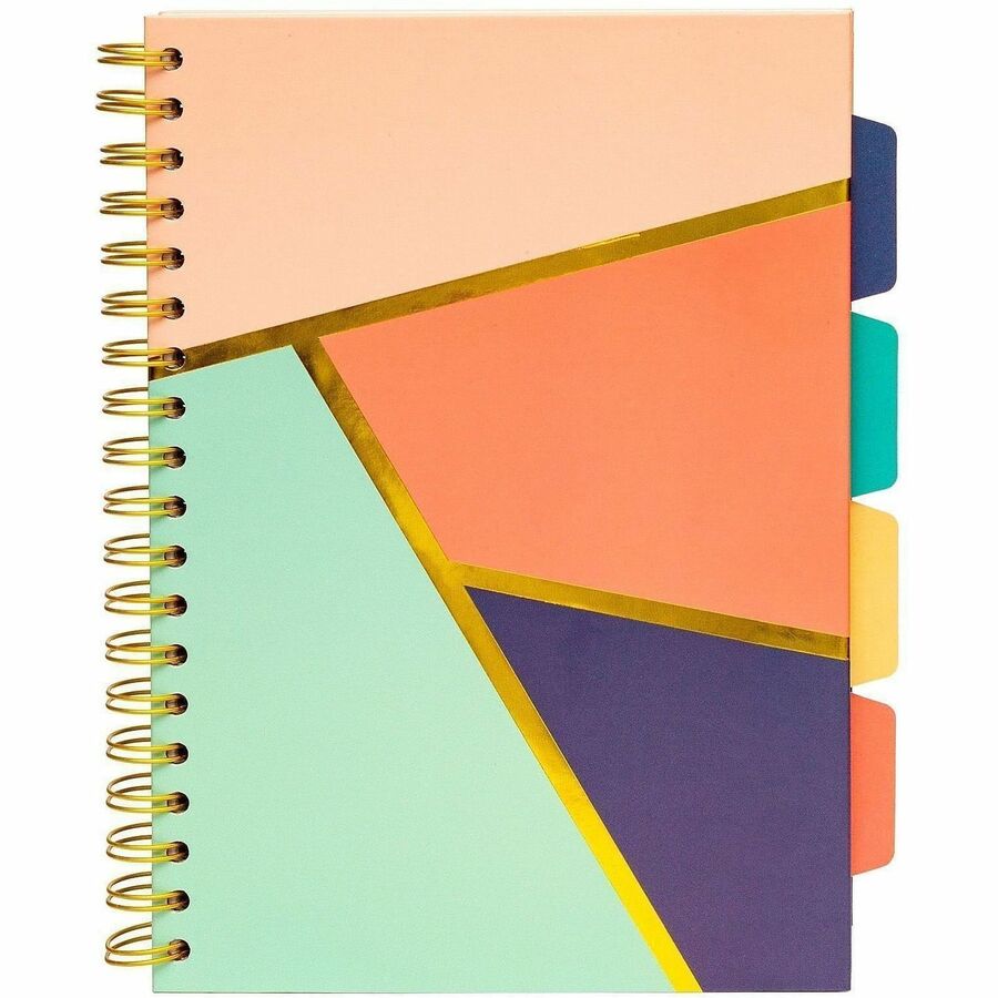 Pukka Pads B5 Floral Love Project Book - 200 Pages - Printed - Wire Bound - Both Side Ruling Surface - Feint Front Rulin