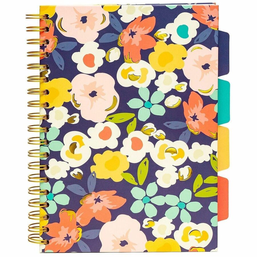 Pukka Pads B5 Floral Love Project Book - 200 Pages - Printed - Wire Bound - Both Side Ruling Surface - Feint Front Rulin