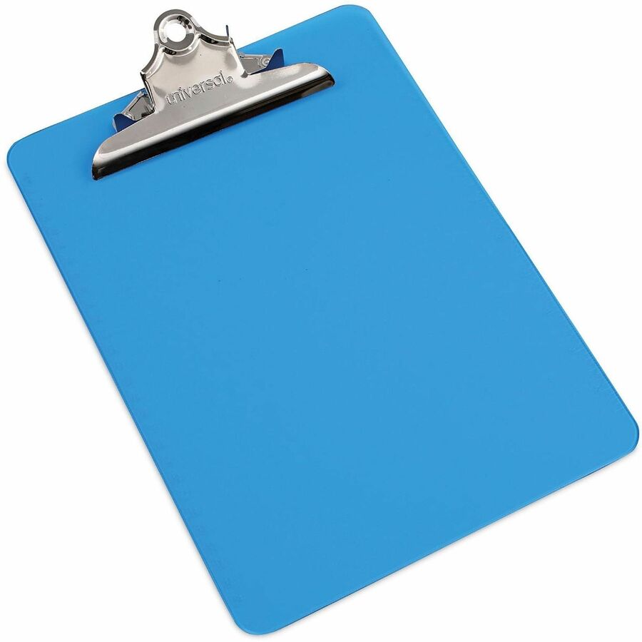 Universal Clipboard - 1.25" Clip Capacity - Storage for Document, Paper - 8 1/2" x 11" Sheet Size - Butterfly Clip - Pla