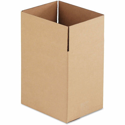 Universal Shipping Case - External Dimensions: 11.3" Length x 8.8" Width x 12" Height - Flap Closure - Corrugated Kraft 