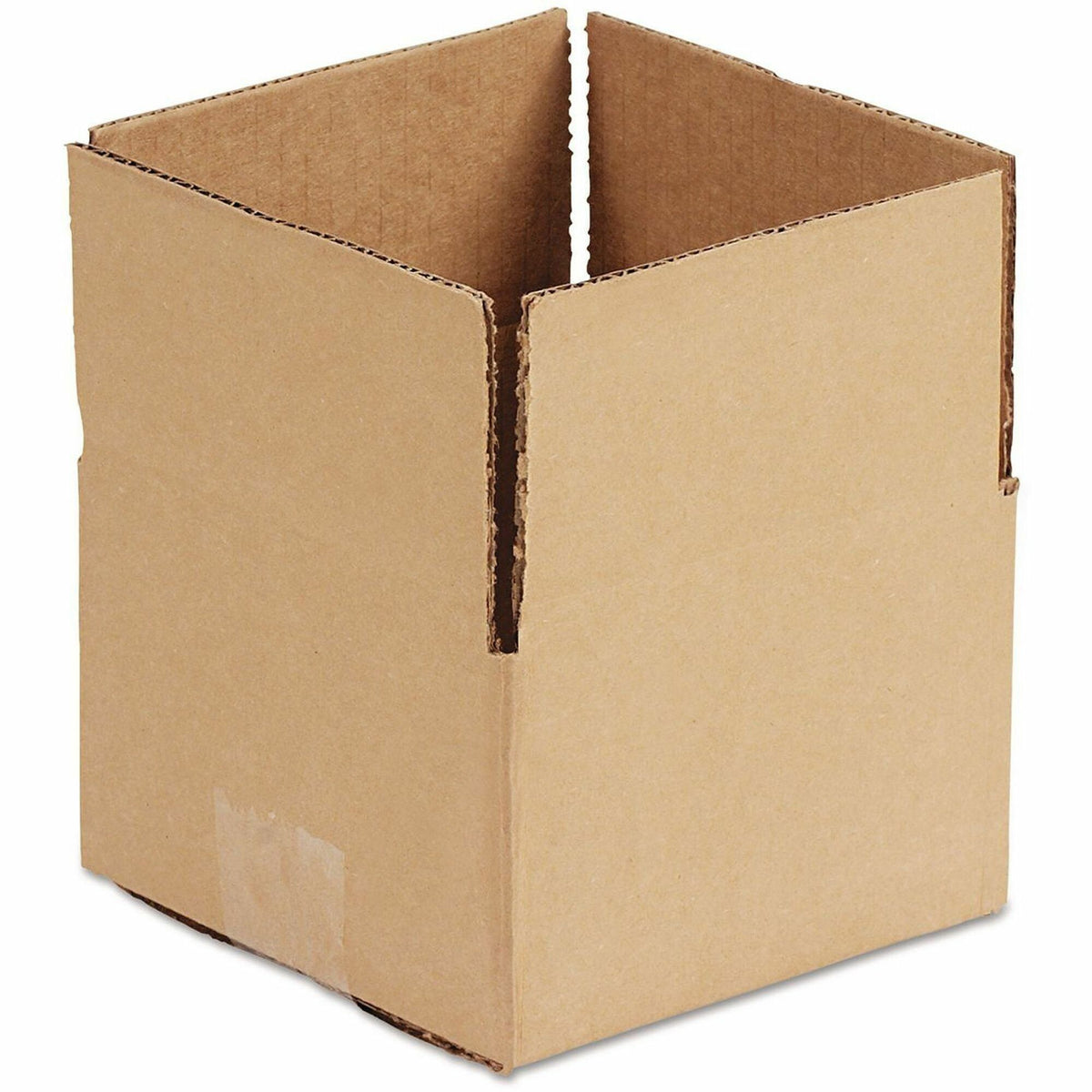 Universal Shipping Case - External Dimensions: 12" Length x 12" Width x 8" Height - Flap Closure - Corrugated Kraft - Br