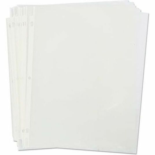 Universal Sheet Protector - 2 x Sheet Capacity - For Letter 8 1/2" x 11" Sheet - 3 x Holes - Ring Binder - Top Loading -