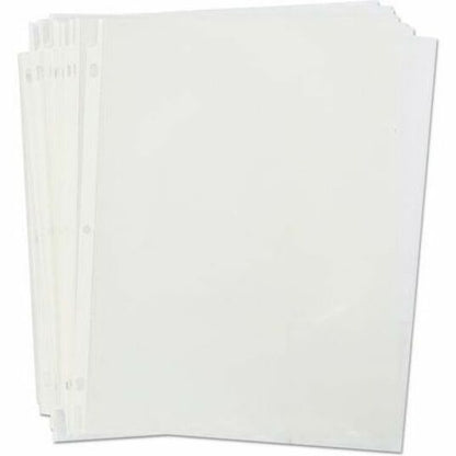 Universal Sheet Protector - 2 x Sheet Capacity - For Letter 8 1/2" x 11" Sheet - 3 x Holes - Ring Binder - Top Loading -