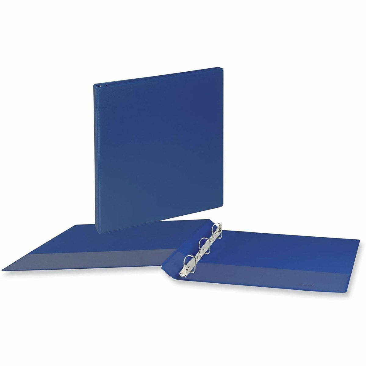 Universal Slant D-Ring View Binder, 3 Rings, 0.5" Capacity, 11 x 8.5, Navy Blue - 1/2" Binder Capacity - Letter - 8 1/2"