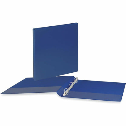 Universal Slant D-Ring View Binder, 3 Rings, 1.5" Capacity, 11 x 8.5, Navy Blue - 1 1/2" Binder Capacity - Letter - 8 1/