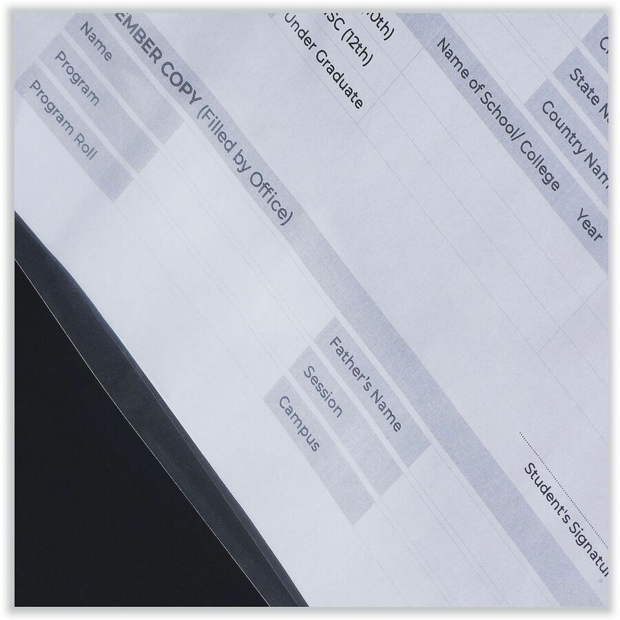 Universal Sheet Protector - 2 x Sheet Capacity - For Letter 8 1/2" x 11" Sheet - 3 x Holes - Ring Binder - Top Loading -