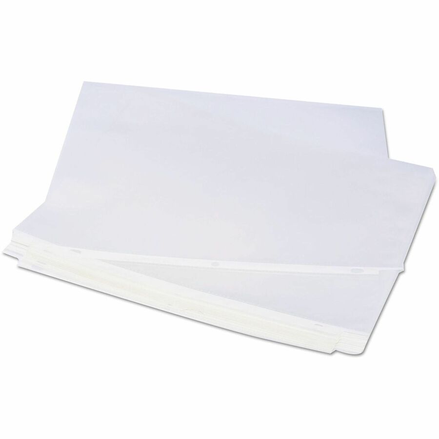 Universal Sheet Protector - 2 x Sheet Capacity - For Letter 8 1/2" x 11" Sheet - 3 x Holes - Ring Binder - Top Loading -