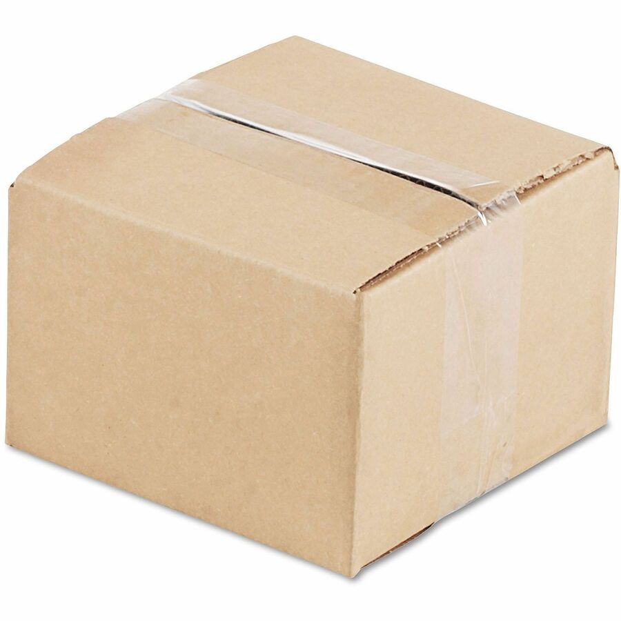 Universal Shipping Case - External Dimensions: 6" Length x 6" Width x 4" Height - Flap Closure - Corrugated Kraft - Brow