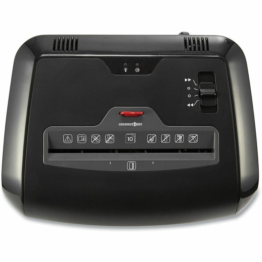 Universal 48110 Paper Shredder - Cross Cut - 10 Per Pass - for shredding Paper - 0.160" x 1.970" Shred Size - P-3 - 6.50