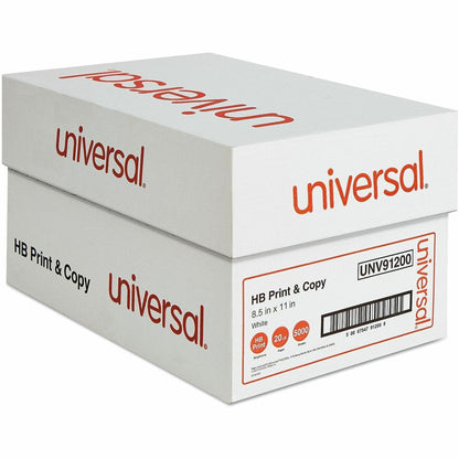 Universal Copy Paper - 20 lb Basis Weight - Smooth - White - 5000 Sheets - 500 Sheets per Ream - 10 / Carton
