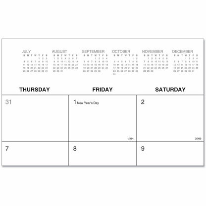 Universal Desk Pad Calendar - Large - Monthly - 12 Month - January 2026 to December 2026 - 1 Month Single Page Layout - 