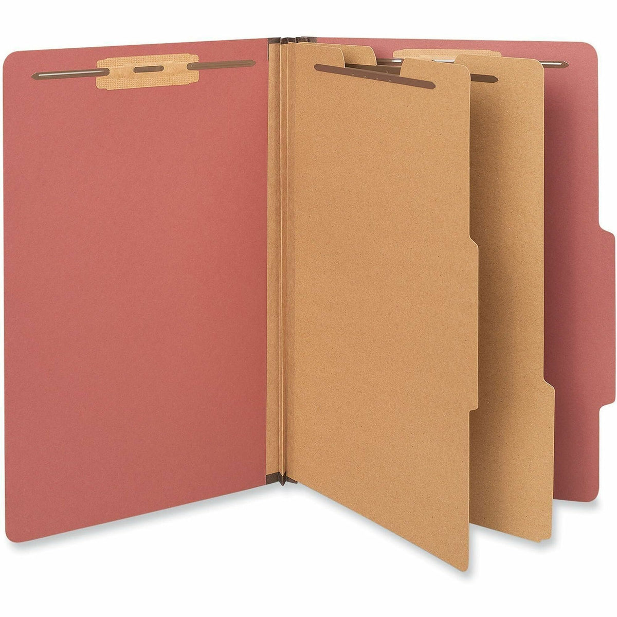 Universal 2/5 Tab Cut Legal Recycled Classification Folder - 8 1/2" x 14" - 2 1/2" Expansion - 6 Fastener - 2" Fastener 