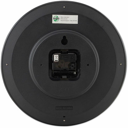 Universal Wall Clock - Analog - Quartz - Black Case - Modern Style - 1