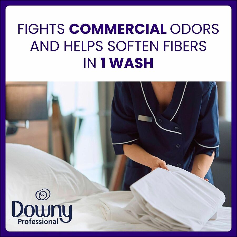 Downy Fabric Softener - For Multipurpose - Liquid - 140 oz (8.75 lb) - Clean & Fresh Scent - 190 Loads - Recommended For